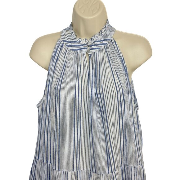 Apiece Apart Nissi Tiers Maxi Dress Blue - Size 2 - Picture 9 of 9